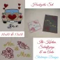 Preview: Stickdatei Set Hochzeit Preview: Stickdatei Set Hochzeit