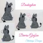 Preview: Stickdatei Set Donkeylove Doodle Applikation in diversen Größen Preview: Stickdatei Set Donkeylove Doodle Applikation in diversen Größen