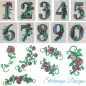 Preview: Stickdatei Set Blumenzahlen (Vollstick) Preview: Stickdatei Set Blumenzahlen (Vollstick)