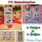 Preview: Stickdatei Set ITH Bestecktaschen Christmas Faces Preview: Stickdatei Set ITH Bestecktaschen Christmas Faces