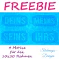 Preview: Freebie Stickdatei Set Handtuchmotive