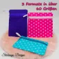 Preview: Stickdatei Set BLANKO ITH Taschen mit Reißverschluss über 60 Größen Preview: Stickdatei Set BLANKO ITH Taschen mit Reißverschluss über 60 Größen