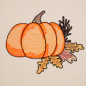 Preview: Stickdatei Set Hallo Herbst mit dekorativem Kürbis Preview: Stickdatei Set Hallo Herbst mit dekorativem Kürbis