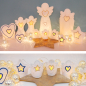 Preview: Stickdatei Set ITH LED Cover Engel, Sterne & Herzen