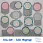 Preview: Stickdatei Set ITH Mug Rugs XXL mit 102 Dateien Preview: Stickdatei Set ITH Mug Rugs XXL mit 102 Dateien