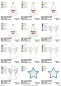 Preview: Stickdatei Set ITH Stabdateien mit Engel, Stern und Christbaum Preview: Stickdatei Set ITH Stabdateien mit Engel, Stern und Christbaum