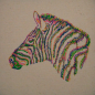 Preview: Stickdatei Zebra Scribble Preview: Stickdatei Zebra Scribble