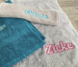 Preview: Stickdatei Set Embossed Schriftzüge für Handtücher