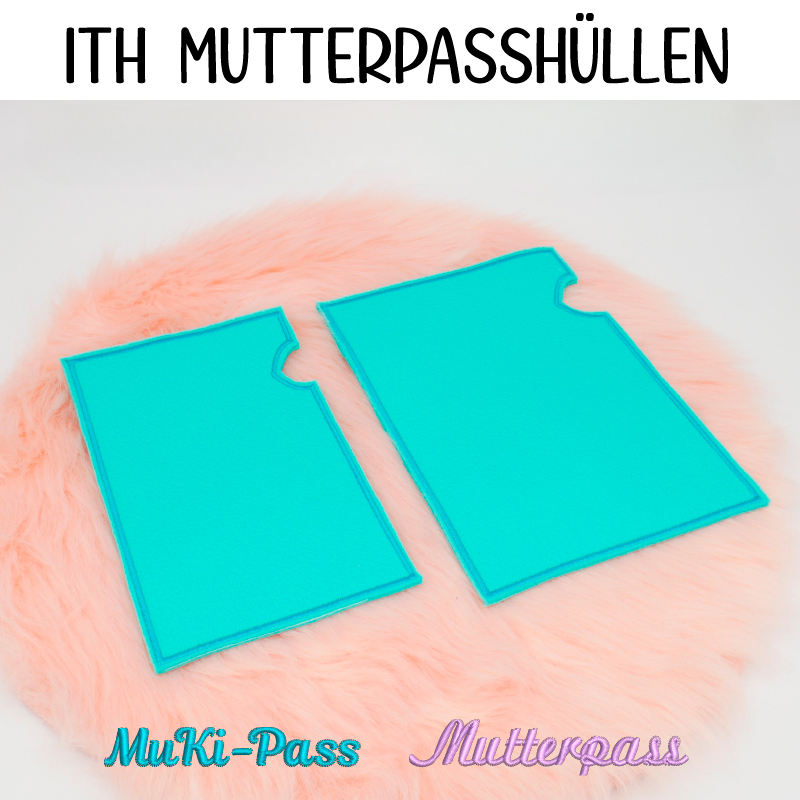 Preview: Stickdatei Set BLANKO ITH Mutterpasshüllen