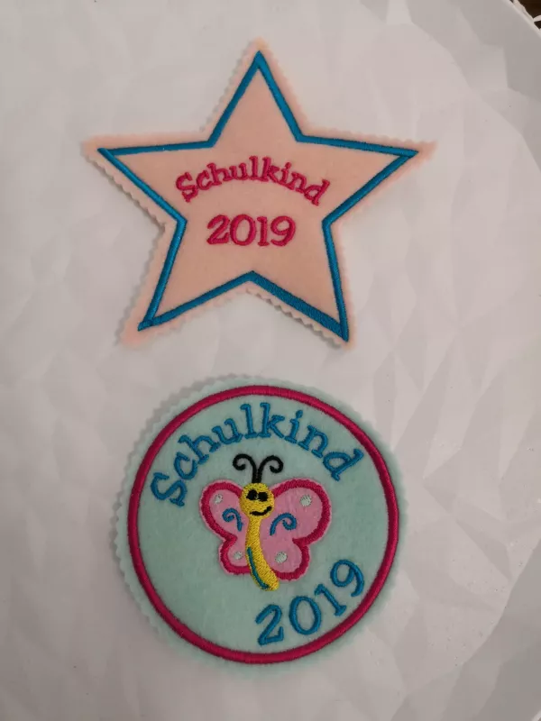 Stickdatei Set Schulanfang (div. Rahmengrößen)