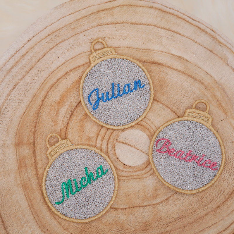 Preview: Stickdatei Set FSL 15 Designs Streudeko & Christbaumschmuck