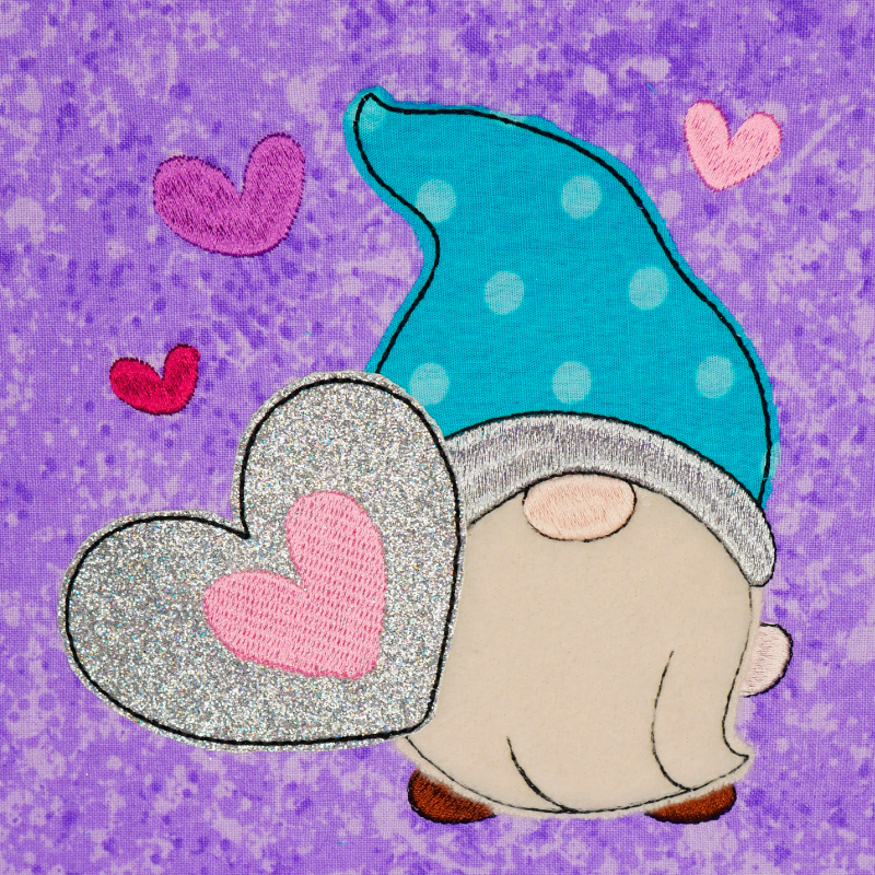 Preview: Stickdatei Lovegnome 3 Doodle-Applikation