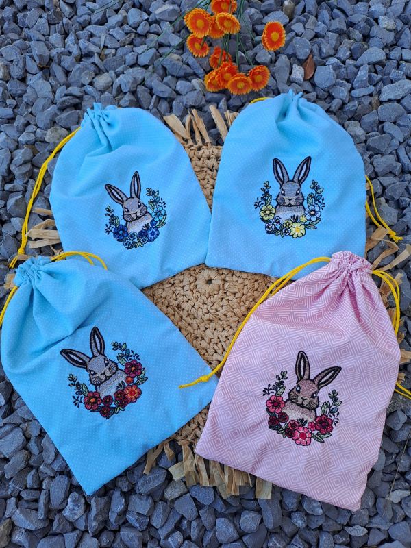 Preview: Stickdatei Set Easter Bunnies