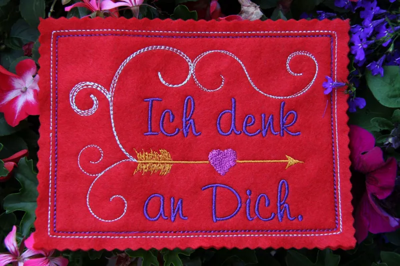 Stickdatei Set ITH Glückwunschkarten inkl. Abwandlung zur Geschenktasche (div. Rahmengr.)