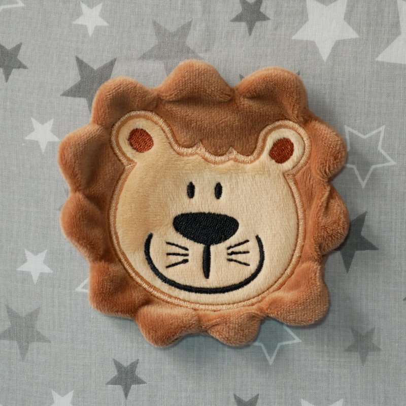 Preview: Stickdatei 3D Löwe Applikation