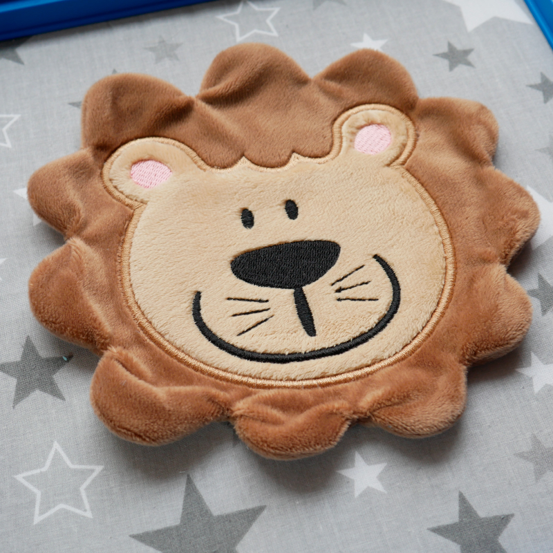 Preview: Stickdatei 3D Löwe Applikation