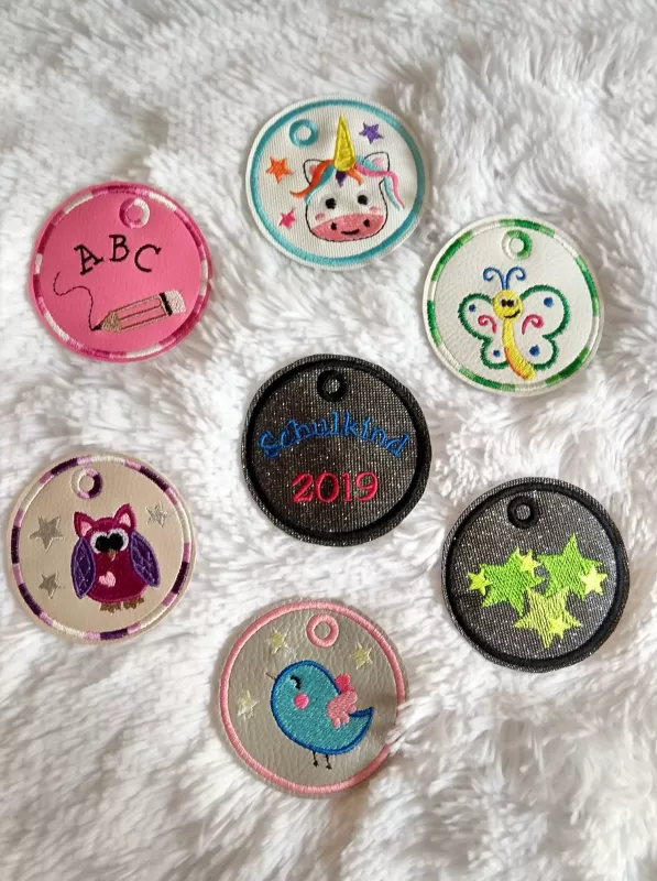 Stickdatei Set Schulanfang (div. Rahmengrößen)