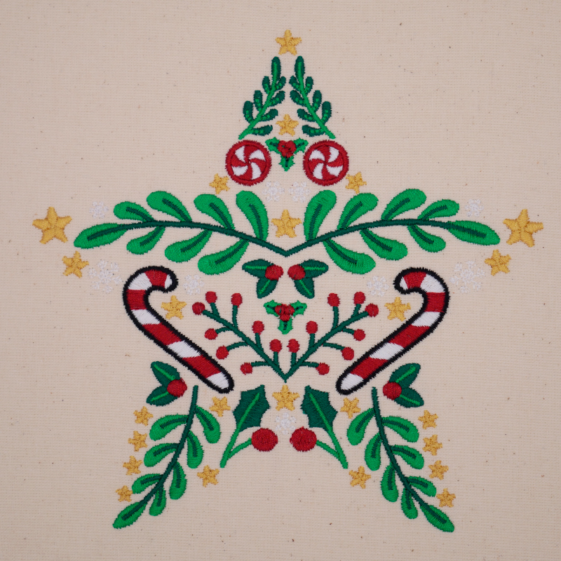 Preview: Stickdatei Set Christmas Ornaments (Türchen 9 a)