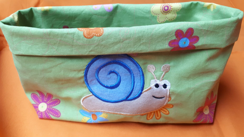 Preview: Stickdatei Schnecke Applikation in 3 Größen