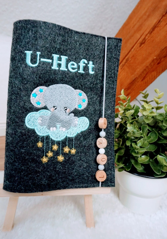 Stickdatei Set Elefanten (Vollstick) - ideal für Geschenke zur Geburt