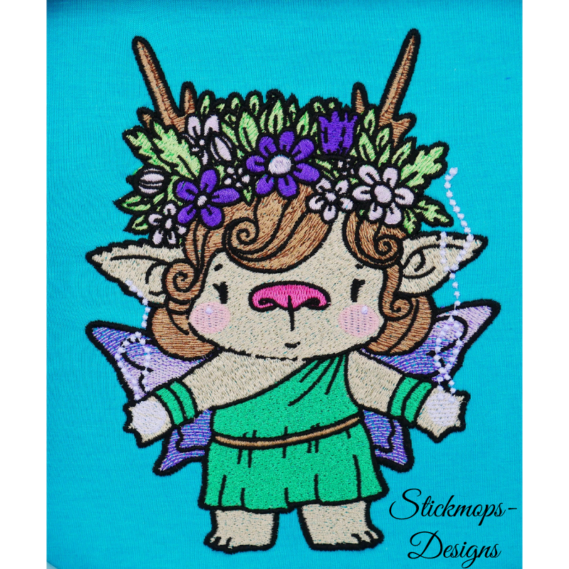 Preview: Stickdatei Waldelfe Vollstick (13x18 Rahmen)