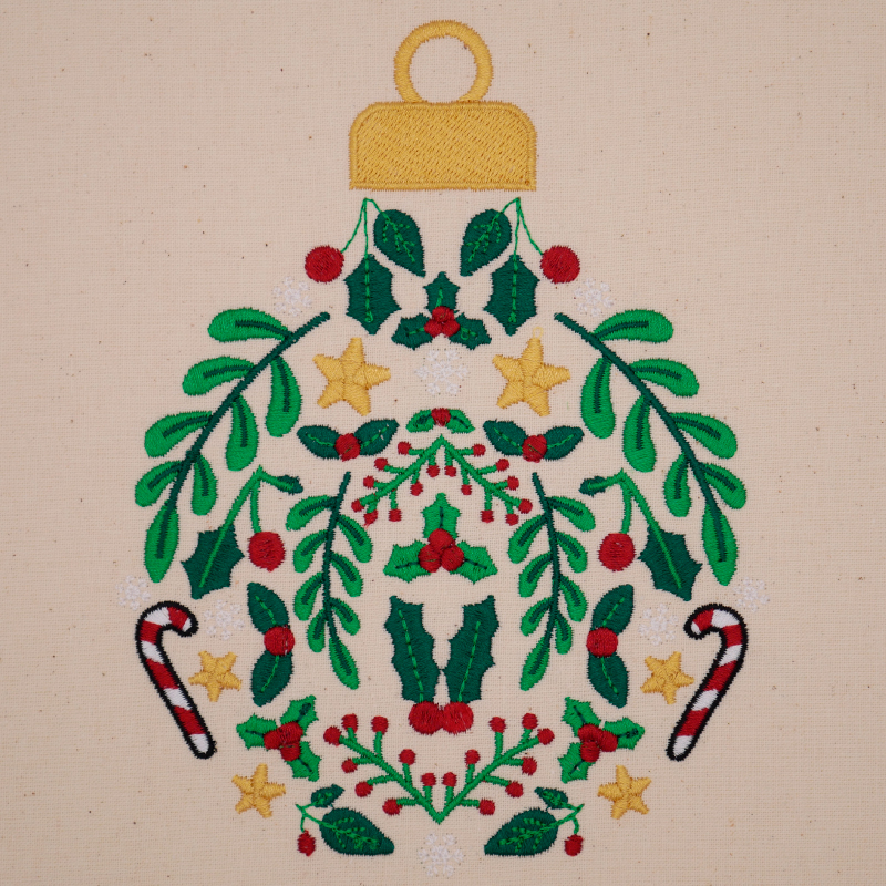 Preview: Stickdatei Set Christmas Ornaments (Türchen 9 a)