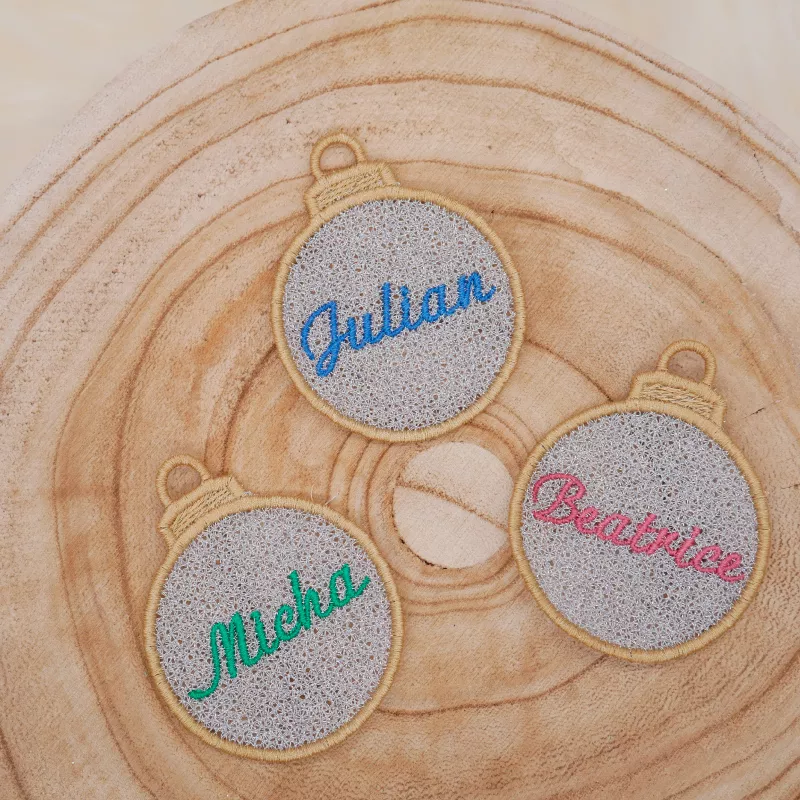 Stickdatei Set FSL 15 Designs Streudeko & Christbaumschmuck