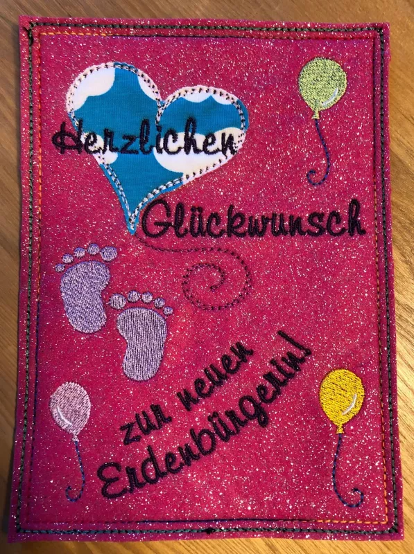 Stickdatei Set ITH Glückwunschkarten inkl. Abwandlung zur Geschenktasche (div. Rahmengr.) Stickdatei Set ITH Glückwunschkarten inkl. Abwandlung zur Geschenktasche (div. Rahmengr.)