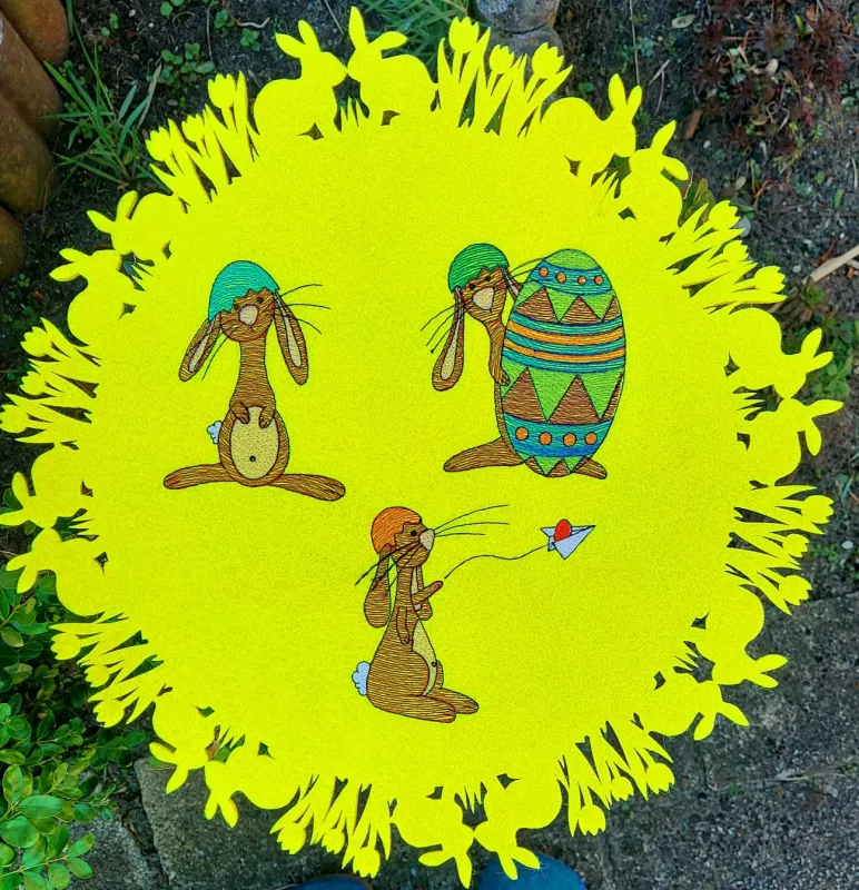 Stickdatei Set Hase Jasper ITH MugRugs inkl. Stabdeko + Einzelmotive Stickdatei Set Hase Jasper ITH MugRugs inkl. Stabdeko + Einzelmotive