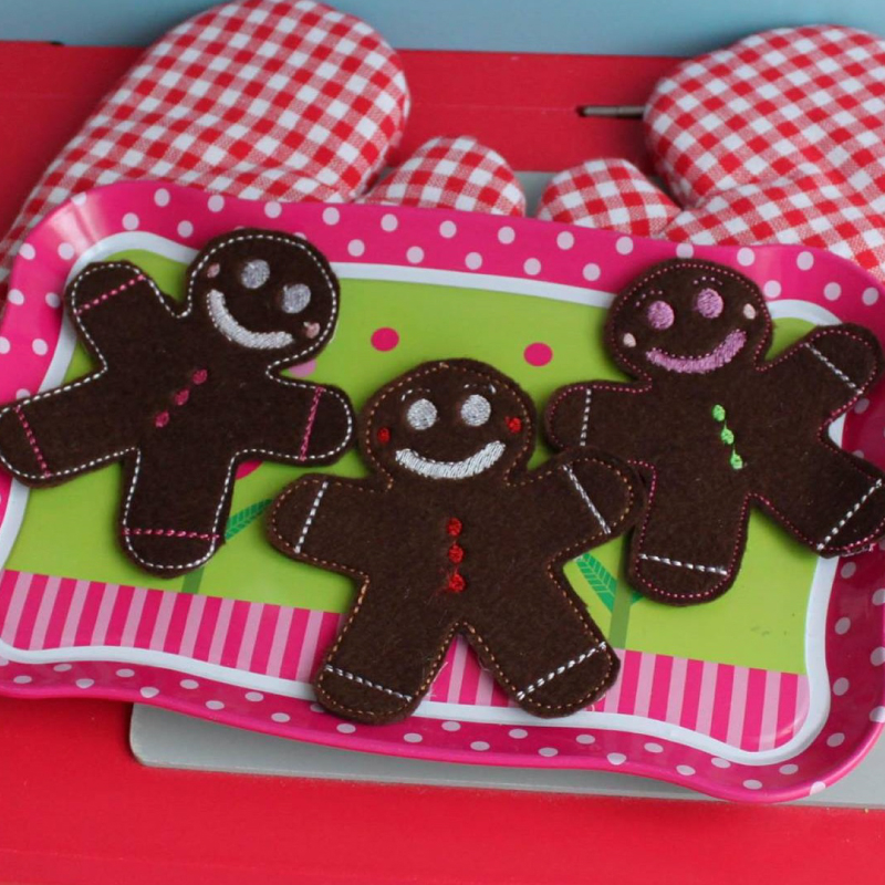 Stichdatei Set ITH Lebkuchenmann (10x10 und 16x26 cm) Stichdatei Set ITH Lebkuchenmann (10x10 und 16x26 cm)