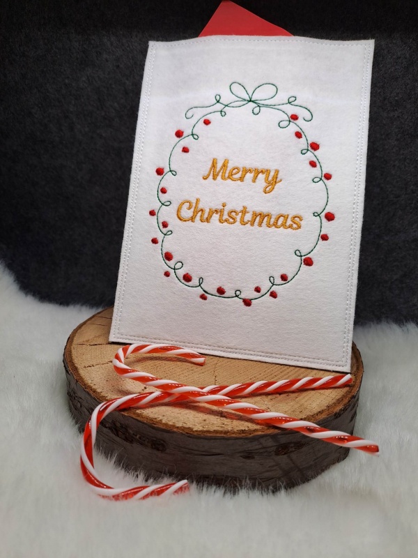 Stickdatei Set ITH Christmas-Cards - Grußkartenhüllen Stickdatei Set ITH Christmas-Cards - Grußkartenhüllen