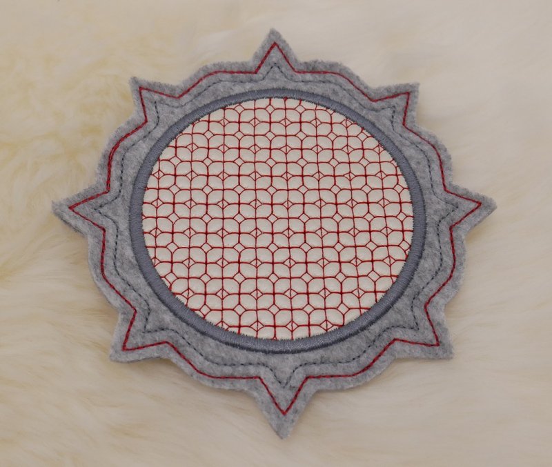 Stickdatei Set ITH Mug Rug 6