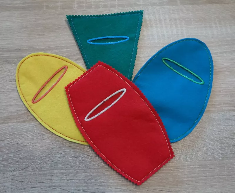 Stickdatei Set 12 ITH Bestecktaschen Blanko Stickdatei Set 12 ITH Bestecktaschen Blanko