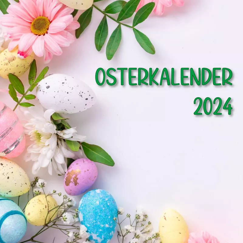 Vorbestellung Stickdatei Osterkalender 2024
