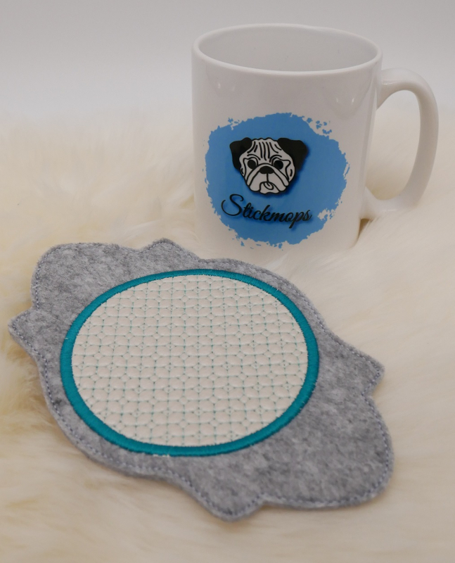 Stickdatei Set ITH Mug Rug 8