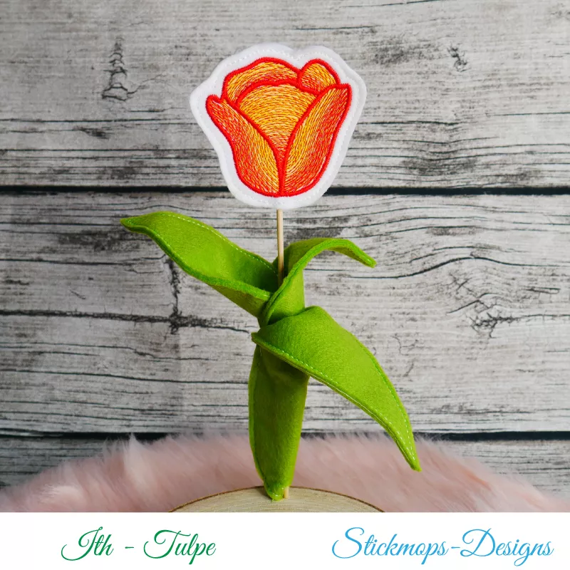 Stickdatei ITH Tulpe (10x10 und größer) Stickdatei ITH Tulpe (10x10 und größer)