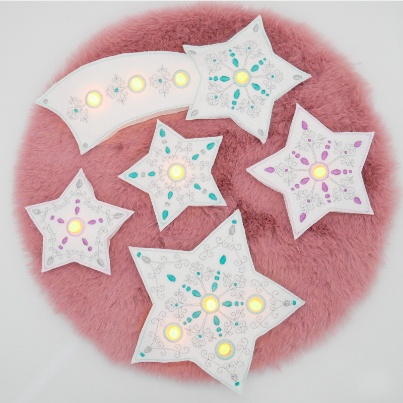 Stickdatei Set ITH Christmas Lights Vol. II Stickdatei Set ITH Christmas Lights Vol. II